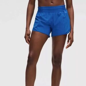 Lululemon Hotty Toddy Blue Women's Shorts Sz 8